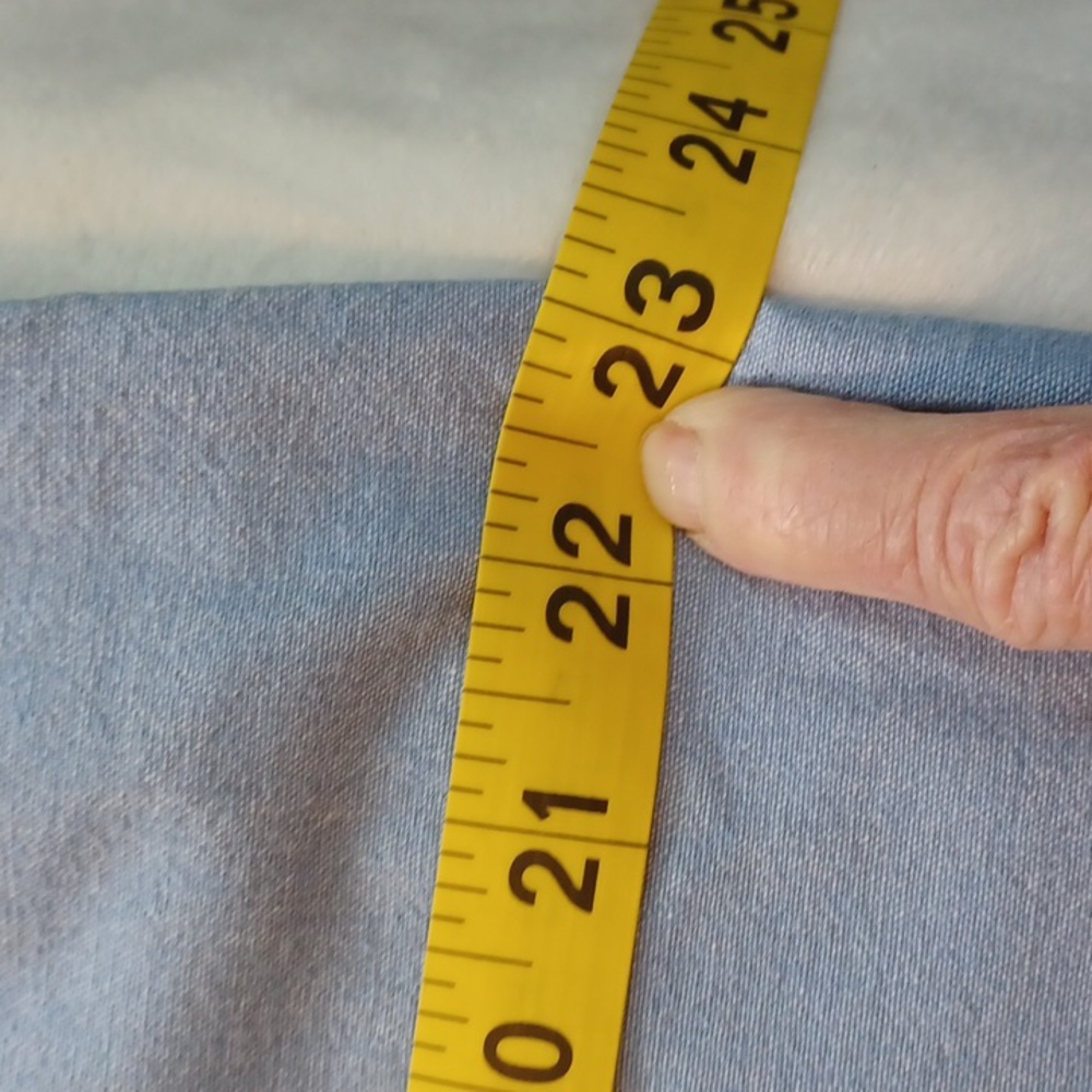 bjs light blue cotton beach shift dress fish umbrella pockets nautical l - Picture 13 of 14
